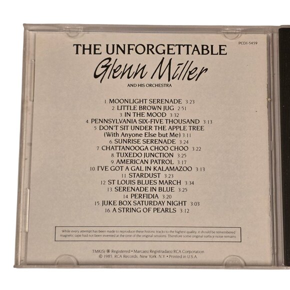 The Unforgettable Glenn Miller and His Orchestra CD - Picture 5 of 6